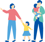 家族のイラスト