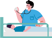 入院・手術歴を示すイラスト